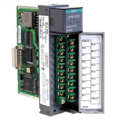 Allen-Bradley 1746-NI8 SLC 500 8 Channels Аналогов входен модул е ​​модул с висока плътност, конфигурируем от софтуер аналогов входен модул